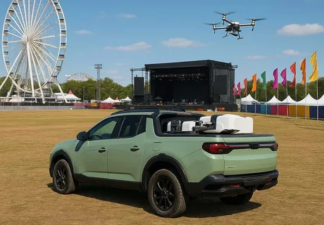 Evenementen concept drone box